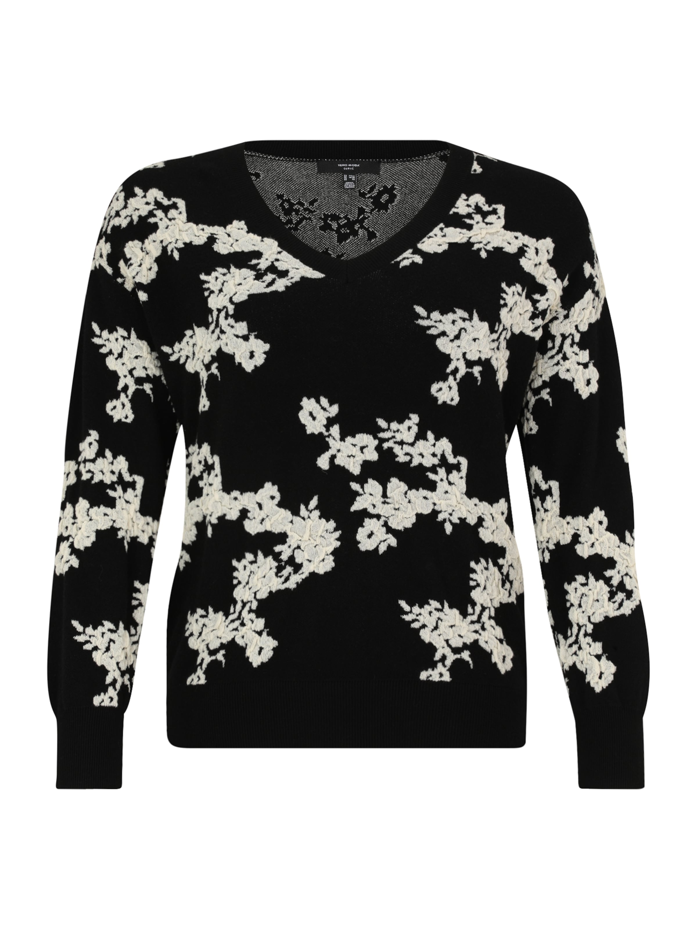 Vero Moda Curve Sweater 'VMCNancy' in Black: front