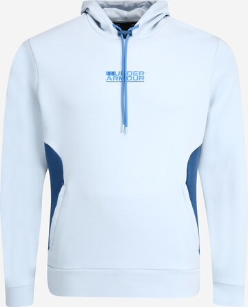 UNDER ARMOUR Sportsweatshirt 'Summit Knit' in Blauw: voorkant