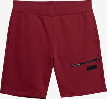 4F Regular Спортен панталон в червено: отпред