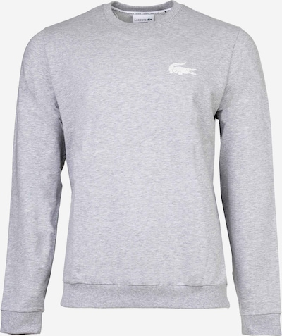 LACOSTE Sweat-shirt en gris / blanc, Vue avec produit
