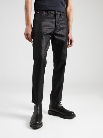 HUGO Regular Jeans in Black: front