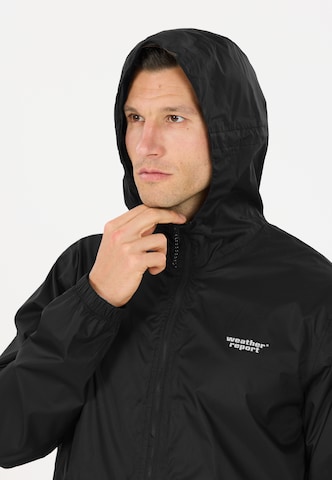 Weather Report Functionele jas 'Pack'way' in Zwart