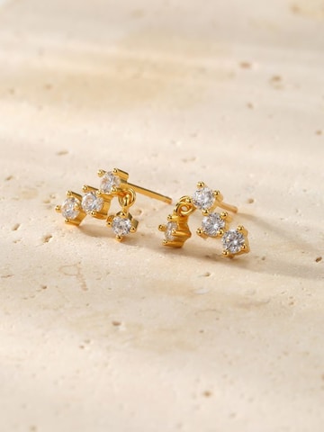 Boucles d'oreilles 'Starlit Drop' Hey Happiness en or
