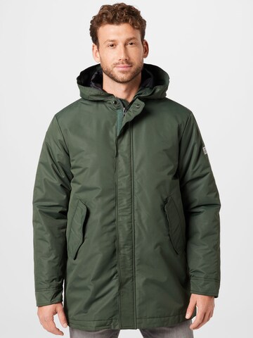 Parka mi-saison 'Vince' !Solid en vert : devant