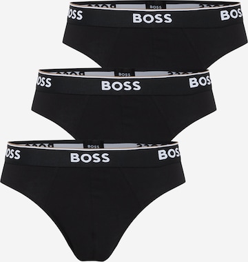 BOSS Slip in Zwart: voorkant