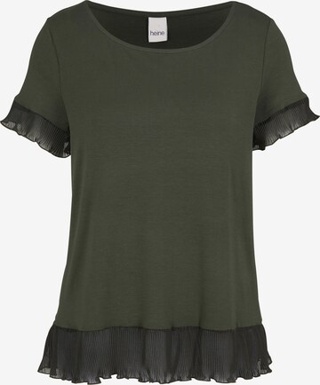 heine Shirt in Groen: voorkant