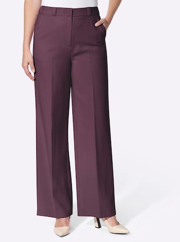 regular Pantaloni di heine in lilla: frontale