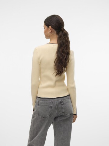 VERO MODA Knit cardigan 'VMJoan' in White