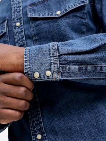 JACK & JONES Slim fit Overhemd in Blauw