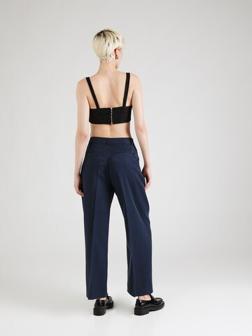 SCOTCH & SODA - Pierna ancha Pantalón plisado 'Core Rose' en azul