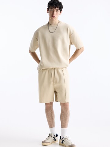 Pull&Bear Regular Broek in Beige
