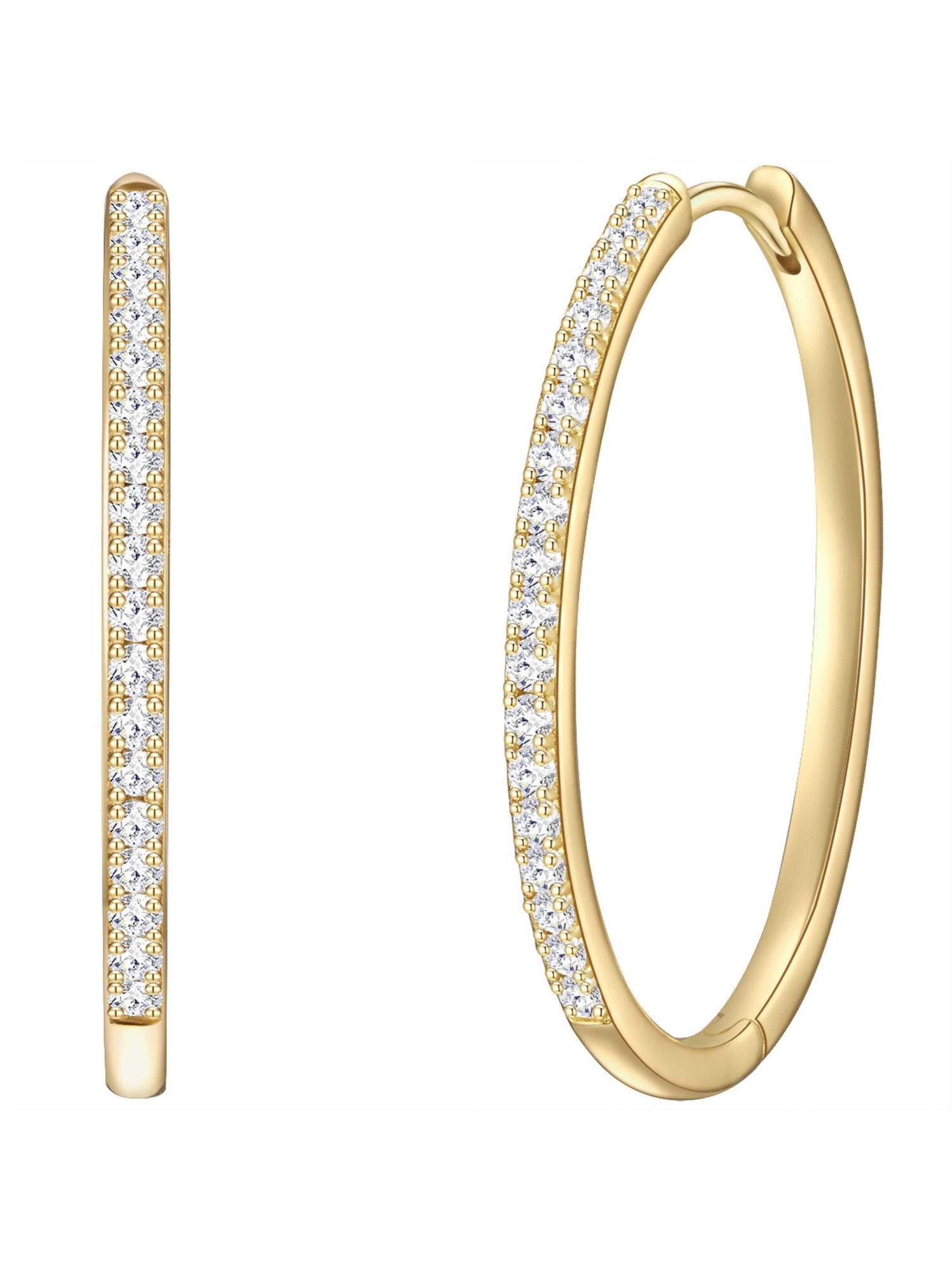 Glanzstücke München - Pendientes en oro: frente