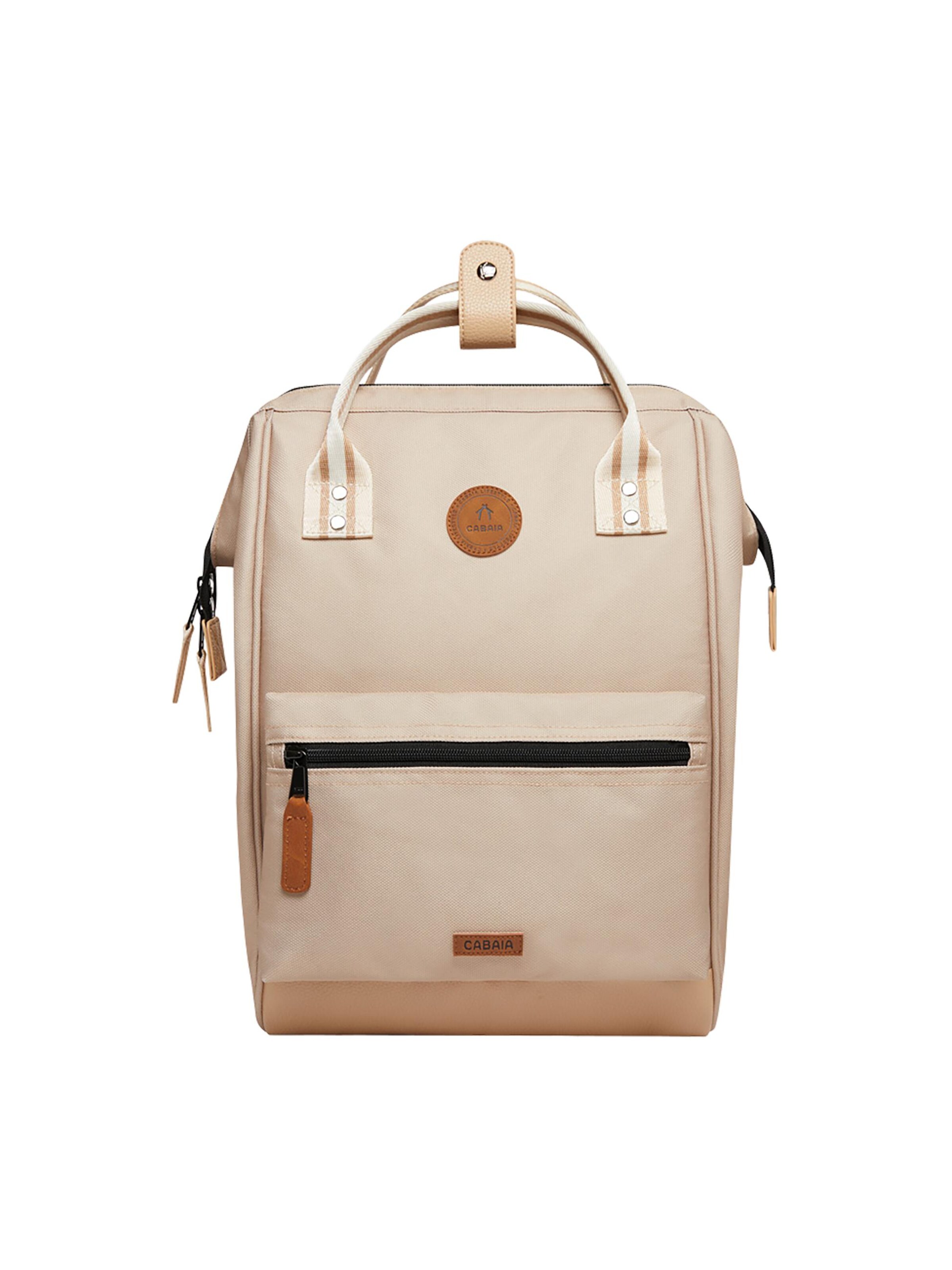 Cabaia Backpack 'Adventurer' in Beige: front