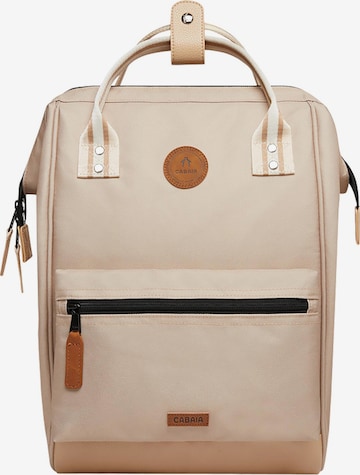 Cabaia Backpack 'Adventurer' in Beige: front