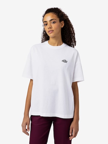 DICKIES Shirts 'Summerdale' i hvid: forside