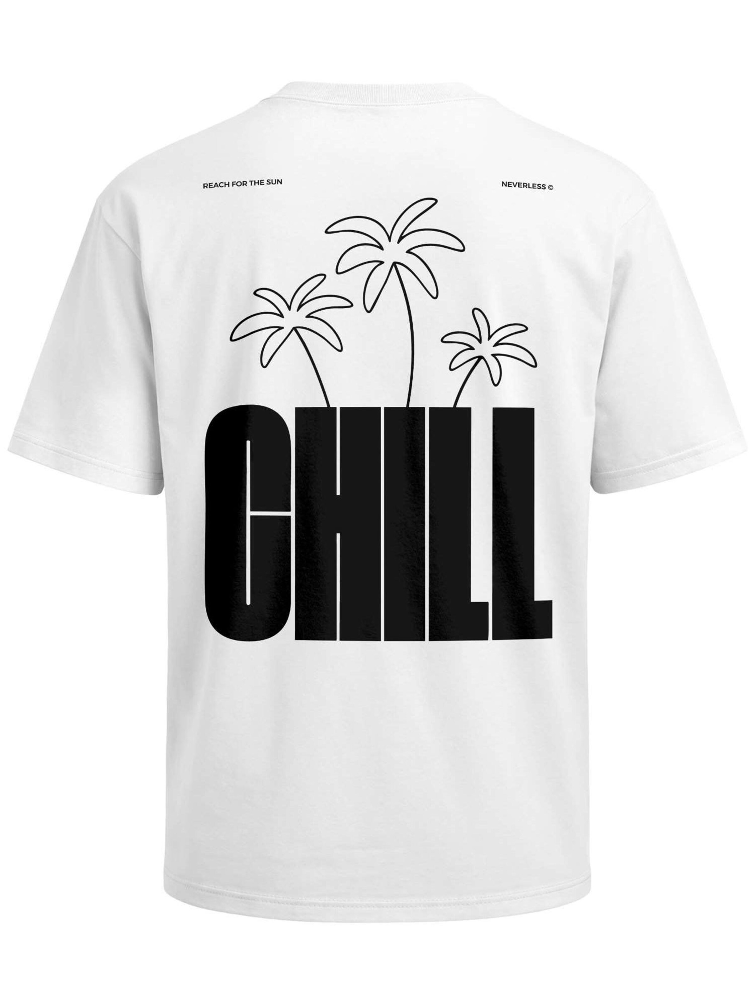 Neverless Shirt 'Chill'‌‌‌‌ in Weiß