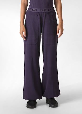 DEHA Wide leg Trousers 'Magnum' in Purple: front