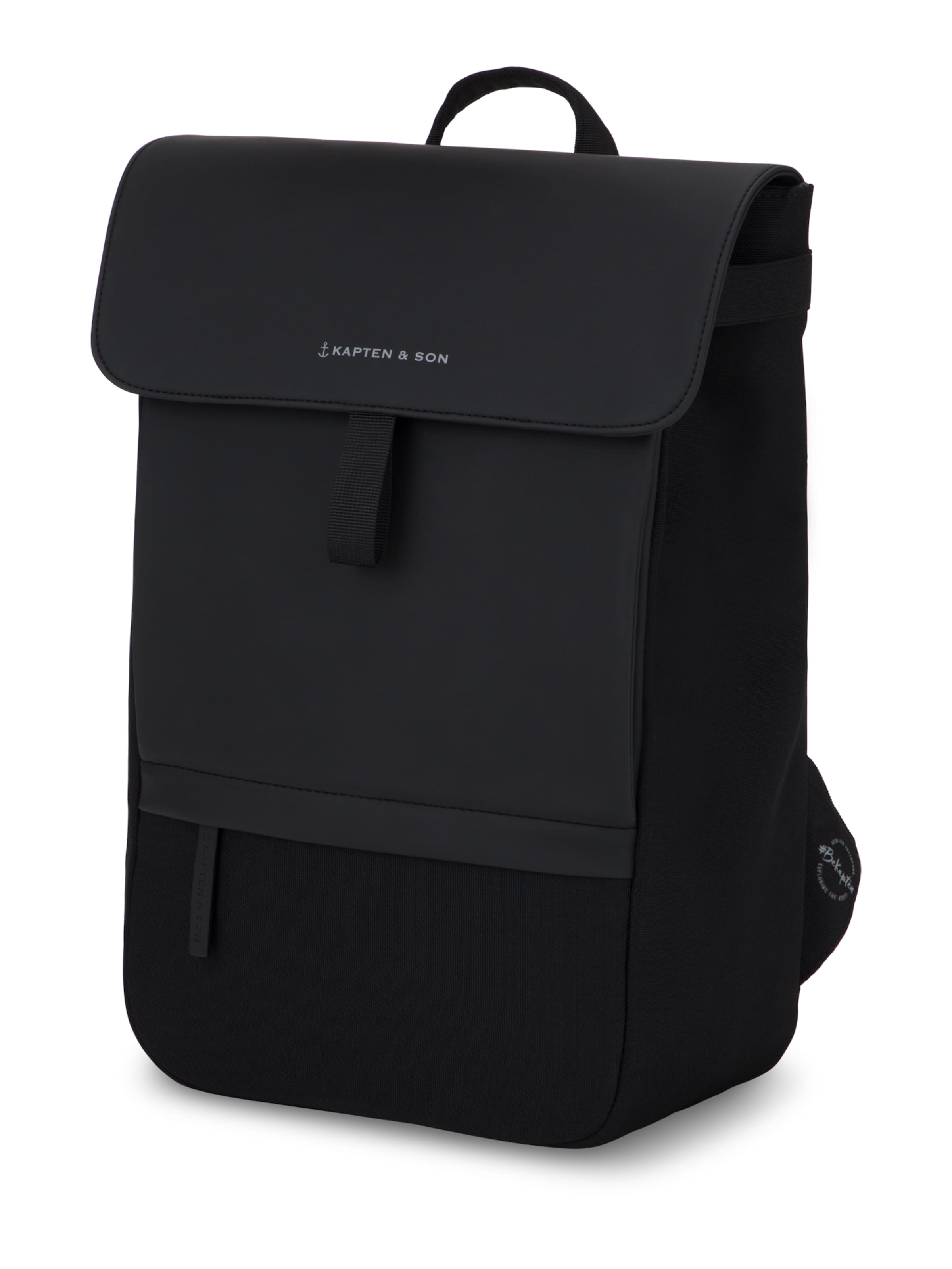 Kapten & Son Batoh 'Fyn' – černá: přední strana