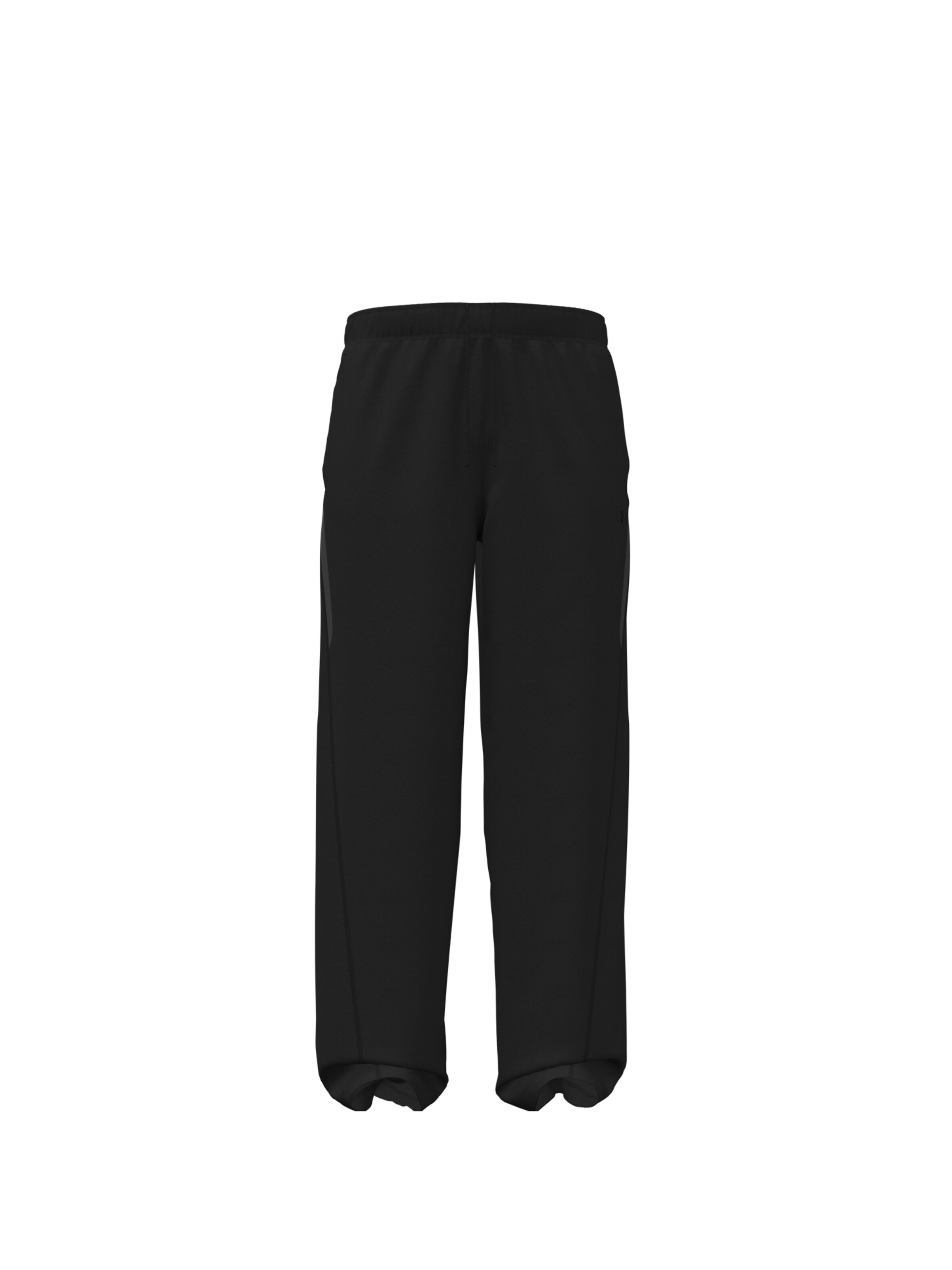 UNDER ARMOUR Sportbroek 'Unstoppable Flc' in Zwart: voorkant