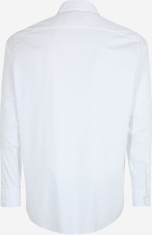Calvin Klein Big & Tall - Ajuste estrecho Camisa en blanco