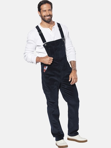 Jan Vanderstorm Regular Dungarees 'Kearon' in Blue: front
