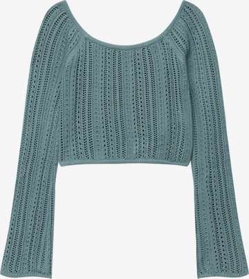 Pull&Bear Sweater in Blue: front