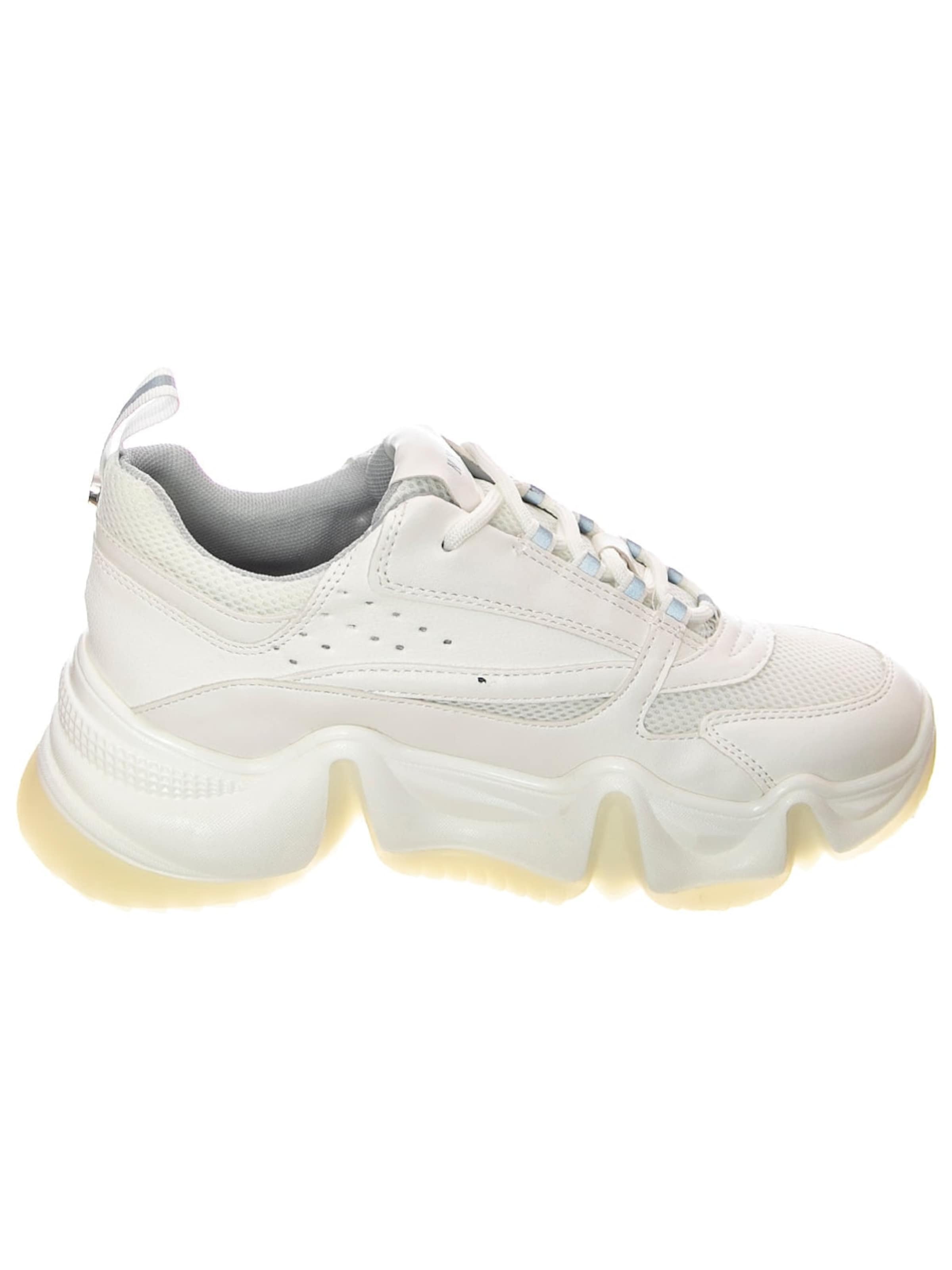 STEVE MADDEN Buty sportowe sznurowane 'CITY SOUL WHITE' w kolorze biały