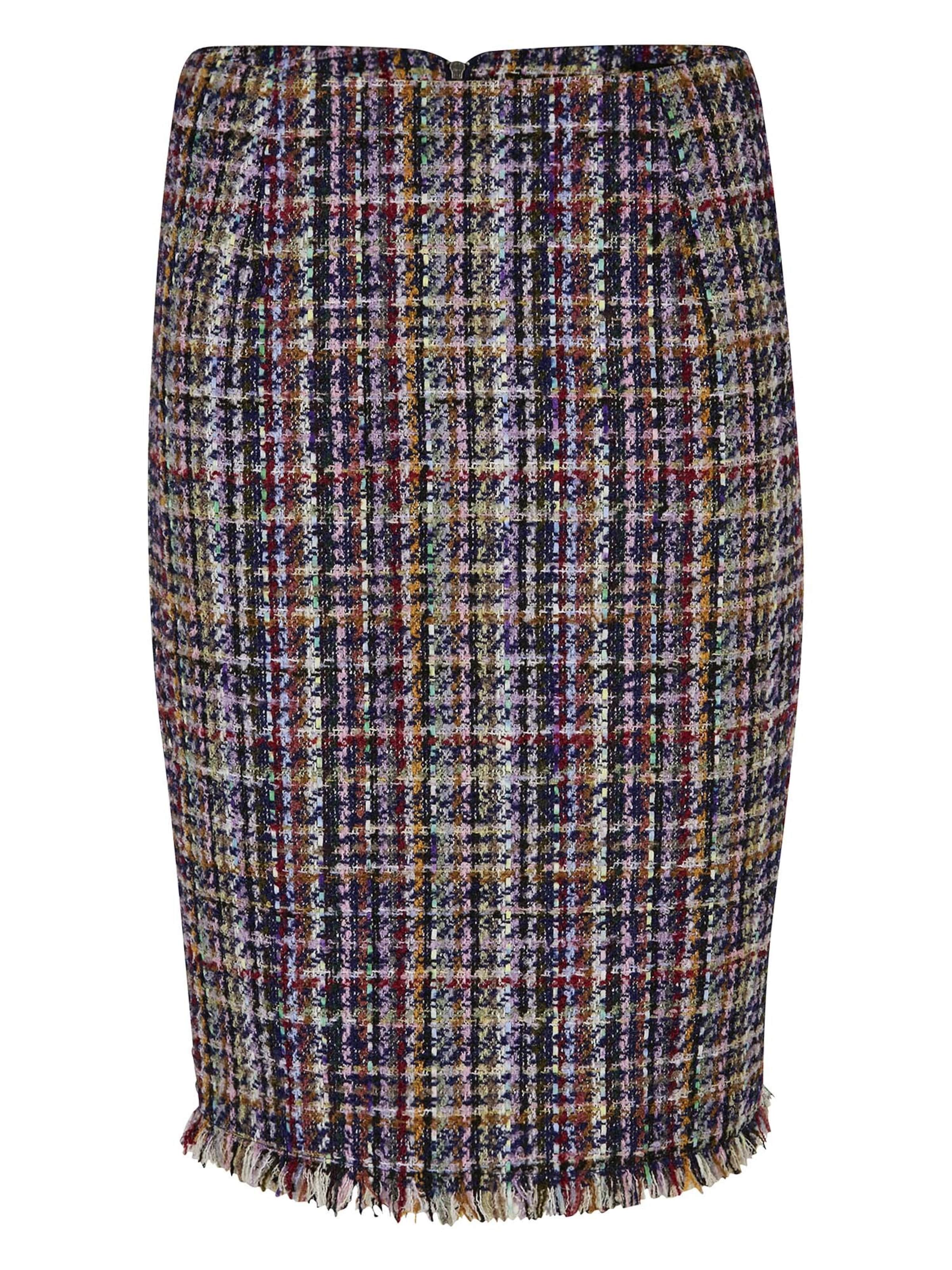 Jupe MADELEINE en mélange de couleurs : devant