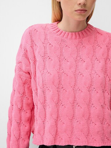 Pull-over Bershka en rose