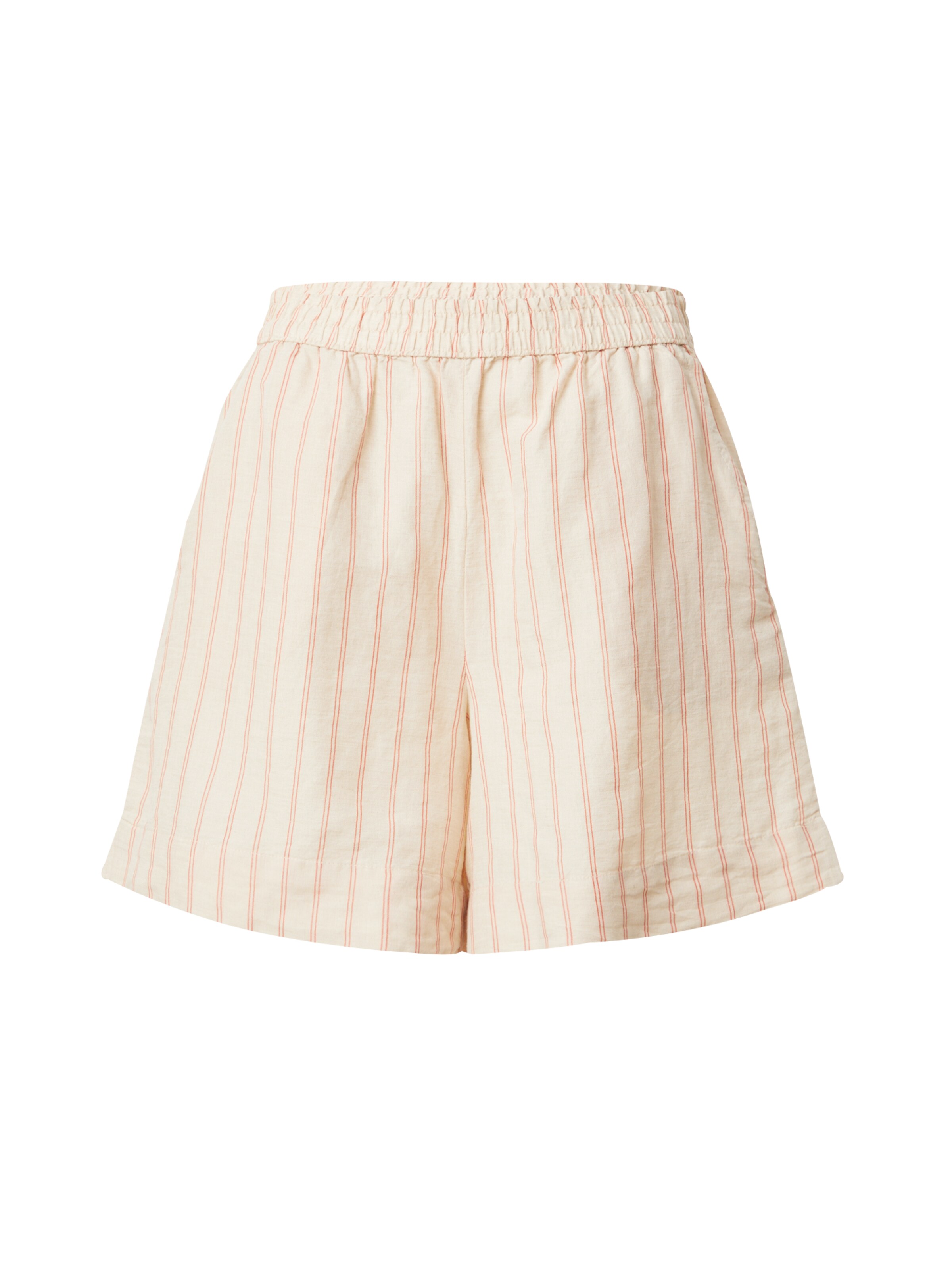 MSCH COPENHAGEN - Loosefit Calças 'Conelly' em bege: frente