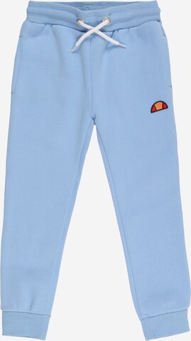 ELLESSE Tapered Pants 'Colino' in Blue: front