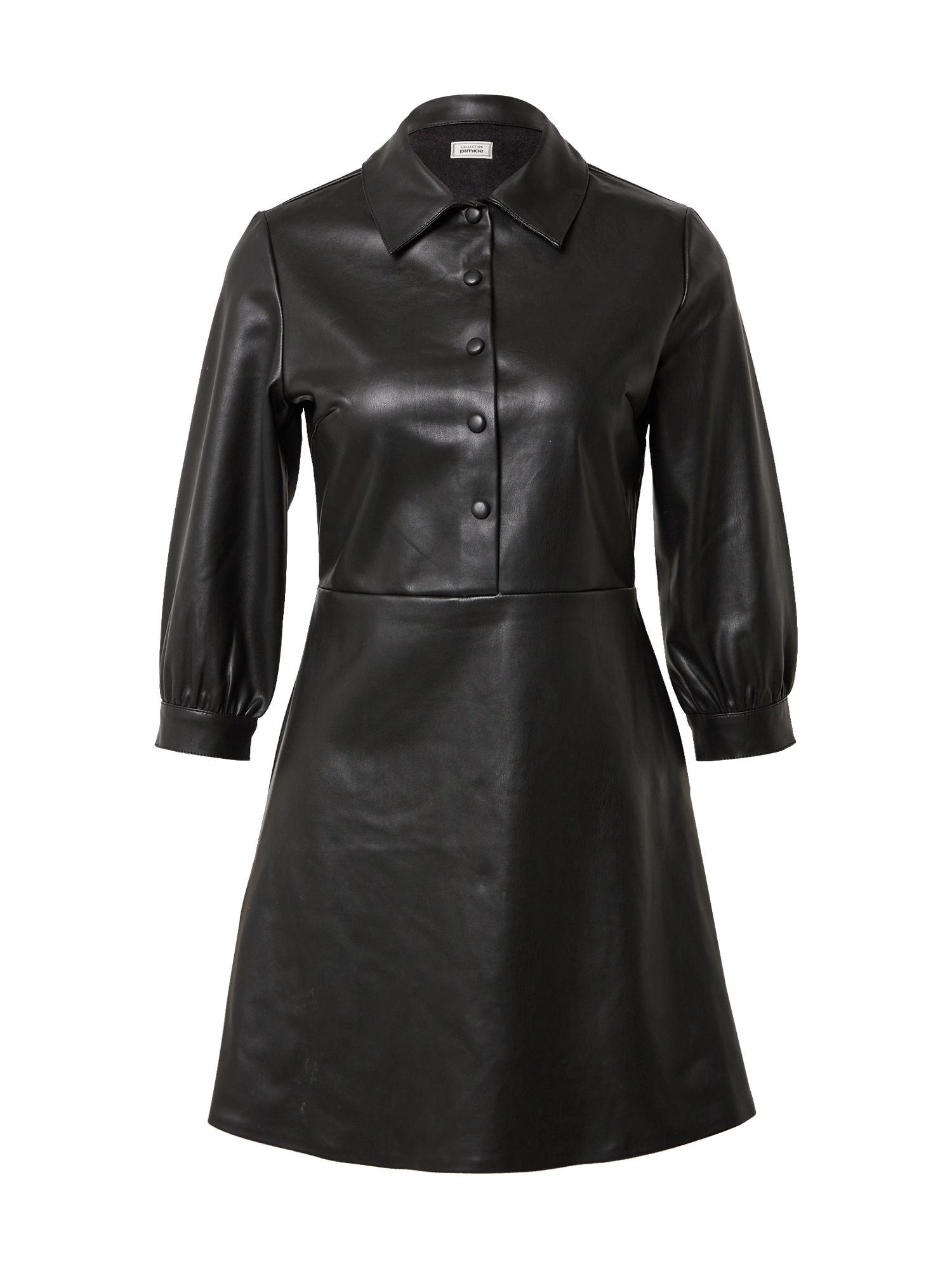 78VS0 Plus size Pimkie Sukienka koszulowa VAFFY w kolorze Czarnym 