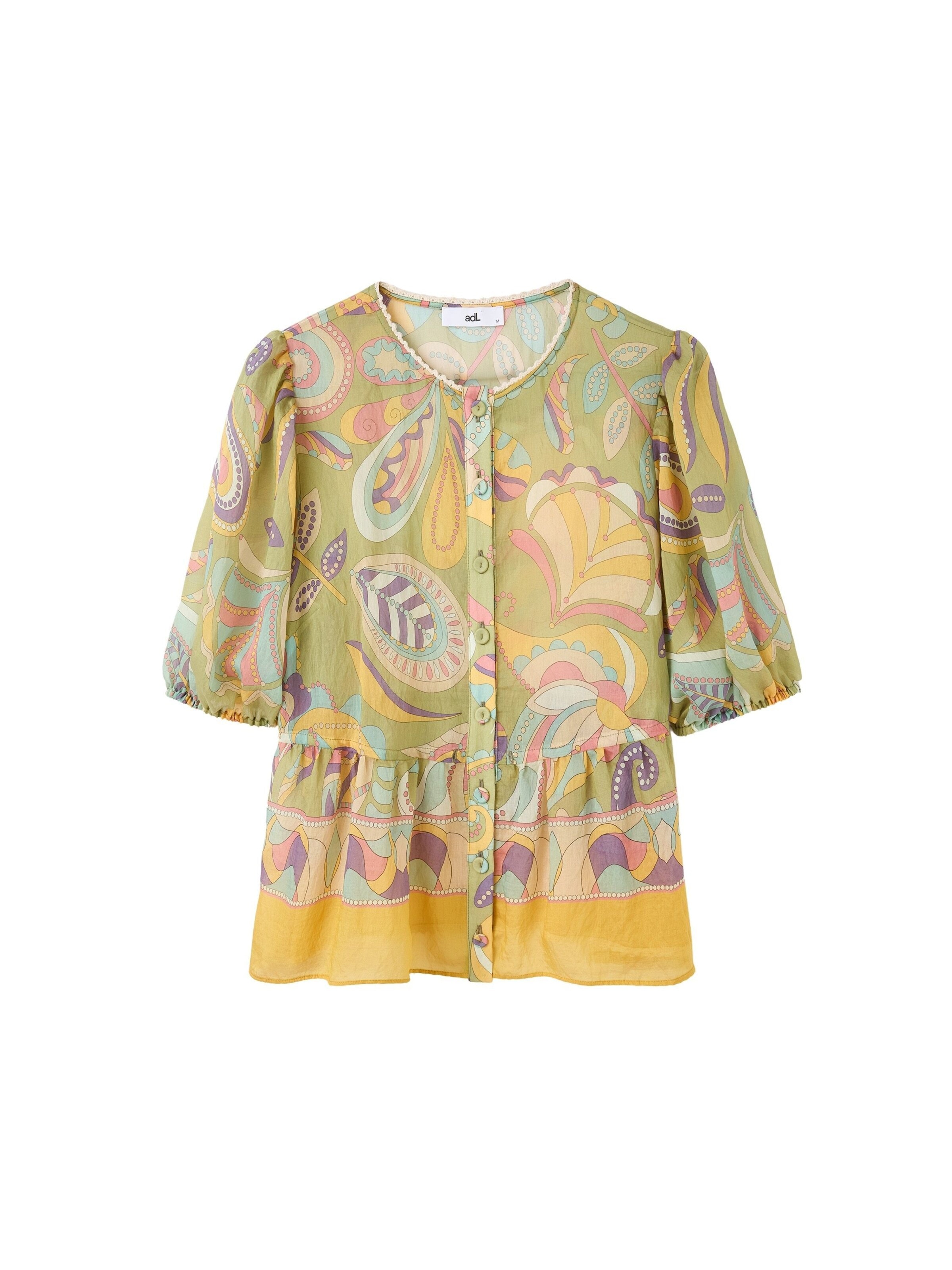 adl Blouse in Blauw: voorkant