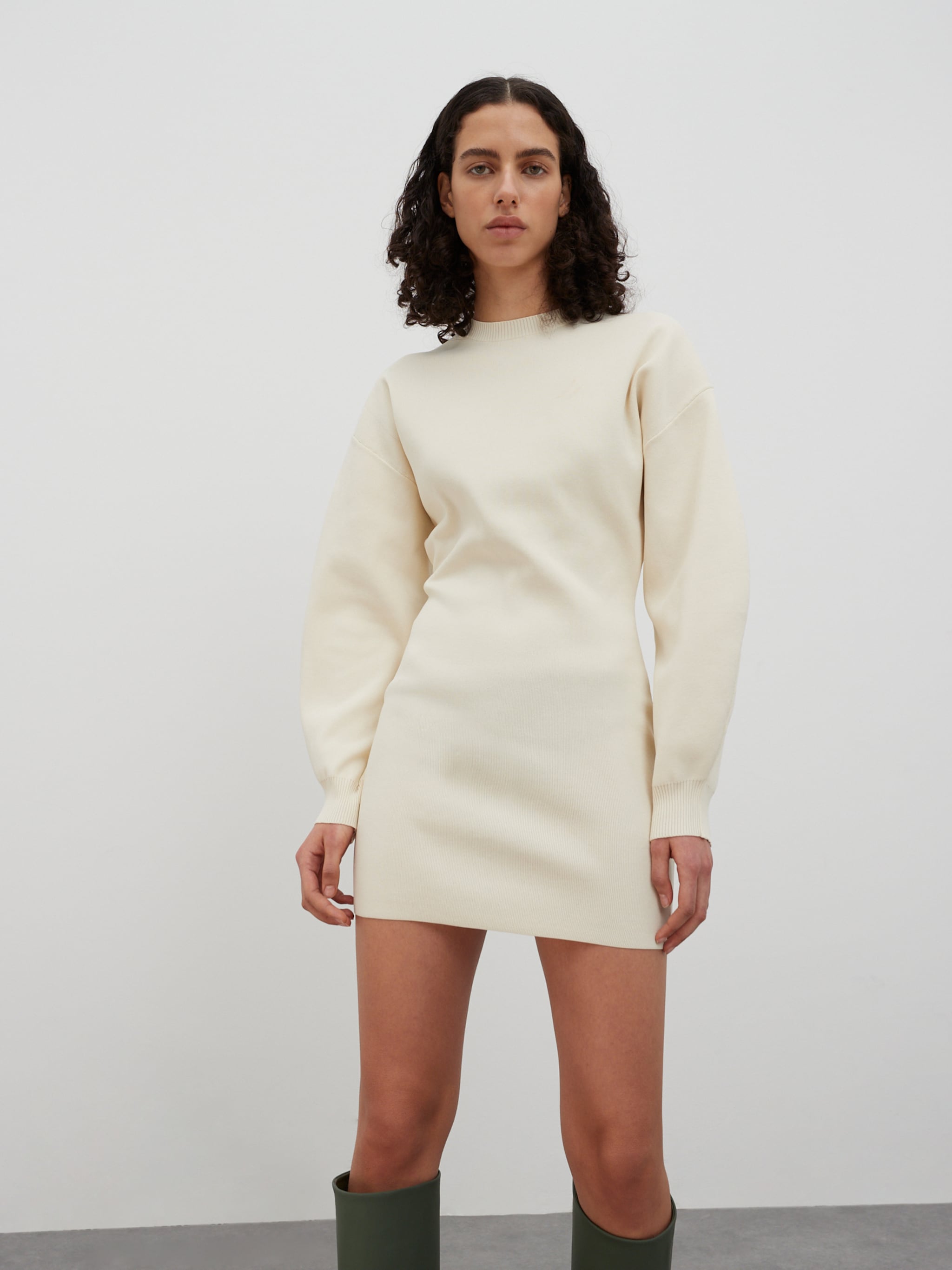 EDITED Producten Jurk 'Babette' Beige