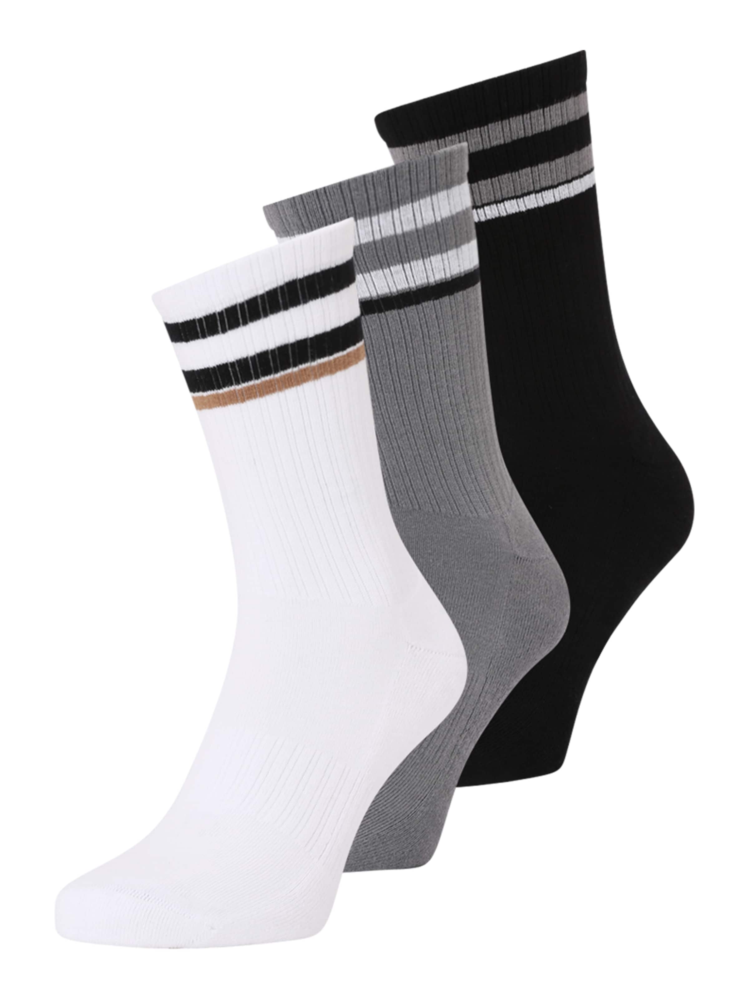 BOSS Socks in Grey: front