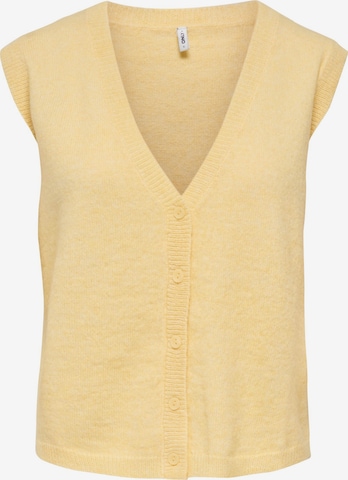 Gilet 'ONLHelga' ONLY en jaune : devant