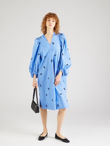 Masai Dress 'Nalo' in Blue: front