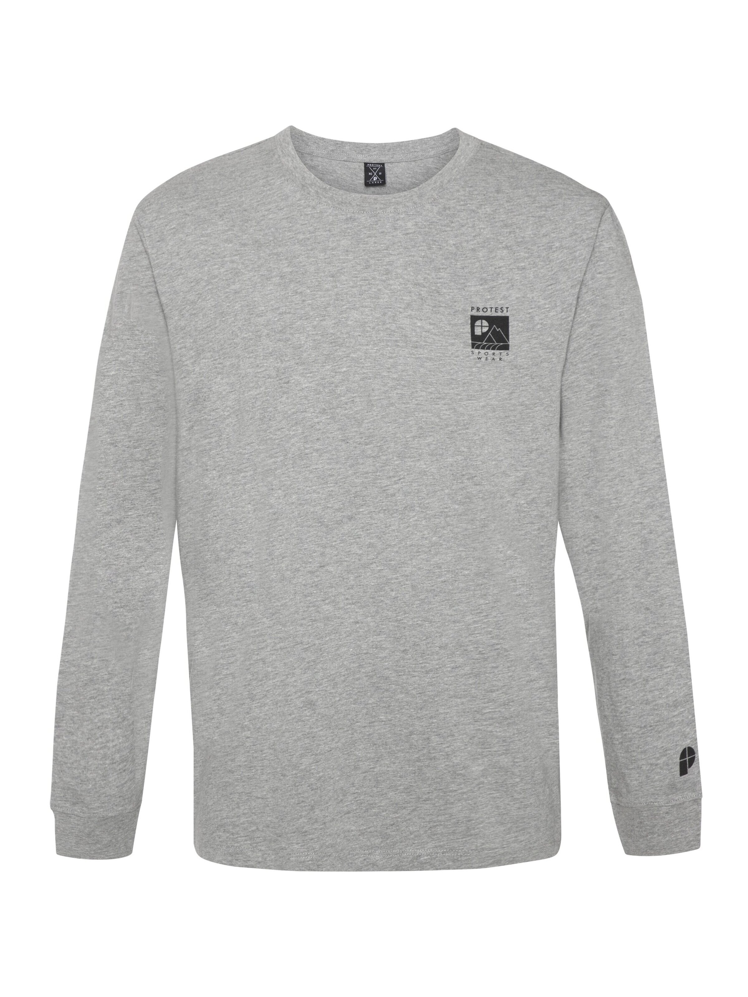 PROTEST Shirt 'SHELBY'‌‌‌‌‌‌ in L/Regular in grau, Produktansicht
