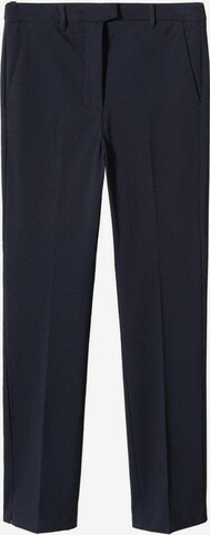 MANGO Pleated Pants 'Cola' in Blue: front