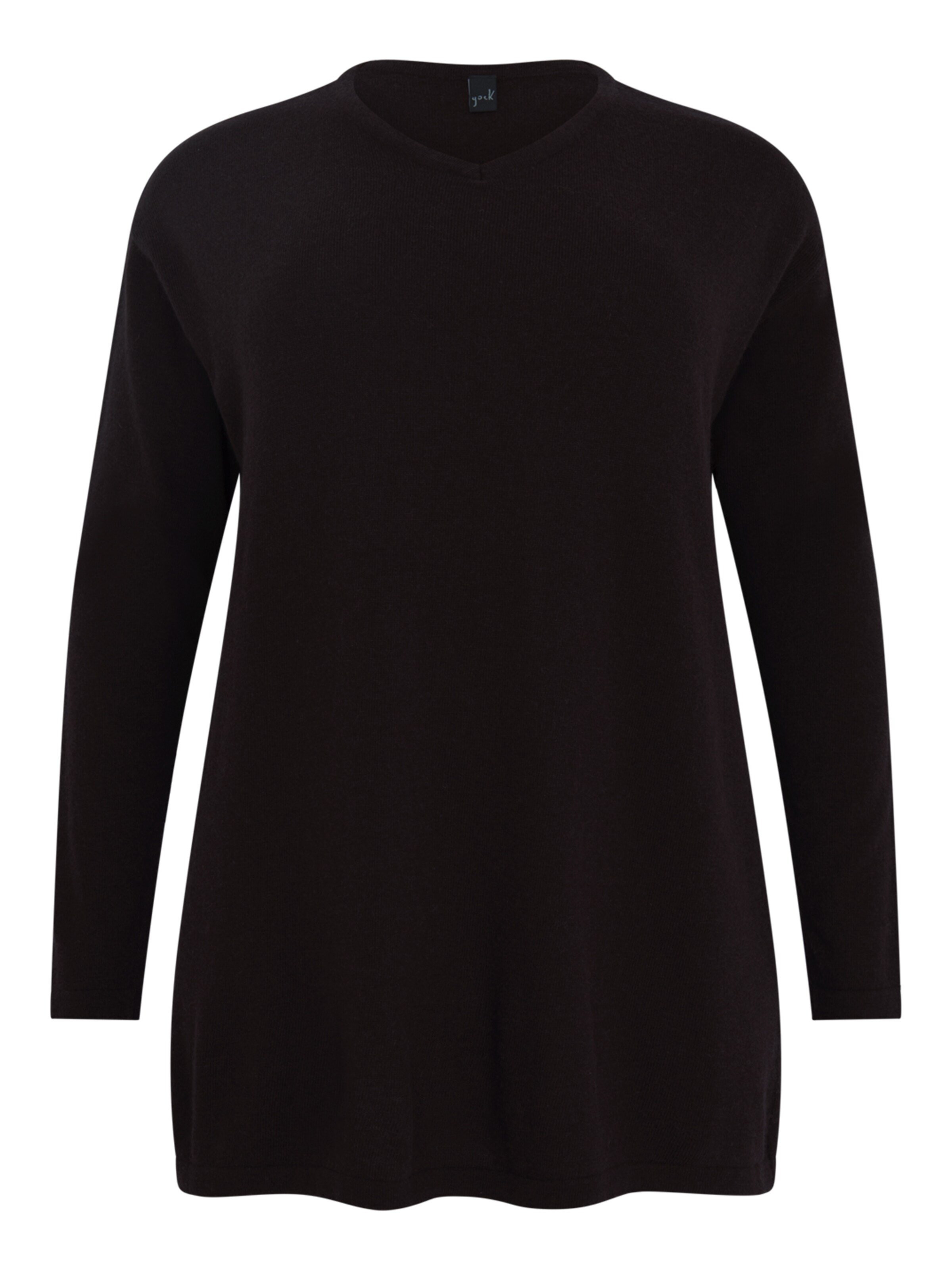 YOEK Pullover in Schwarz: Vorderseite