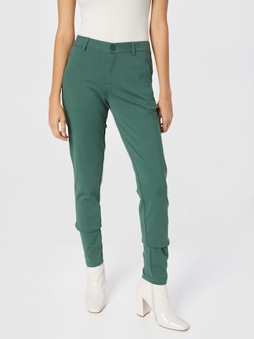 Fransa Slim fit Chino trousers 'TESSA' in Green: front