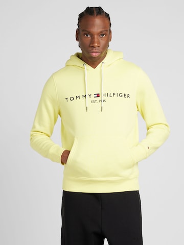 Regular fit Bluză de molton de la TOMMY HILFIGER pe galben: față