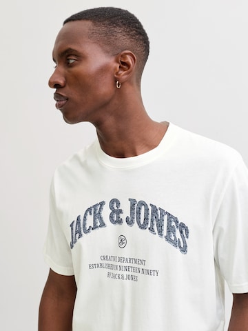 T-Shirt 'JJEDenver' JACK & JONES en blanc