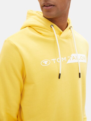 Felpa di TOM TAILOR in giallo