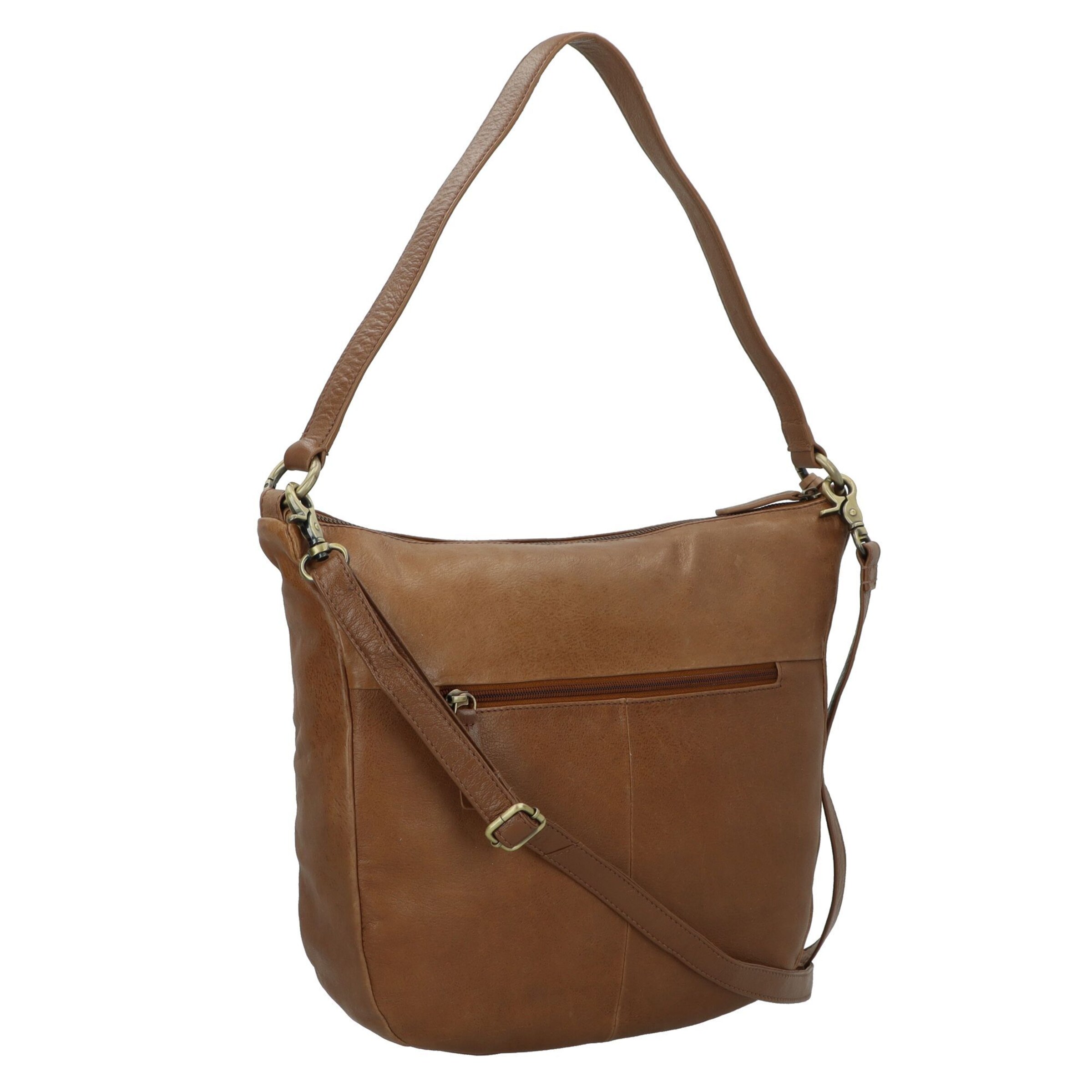 Borsa a spalla 'Natural Norah' di Burkely in marrone