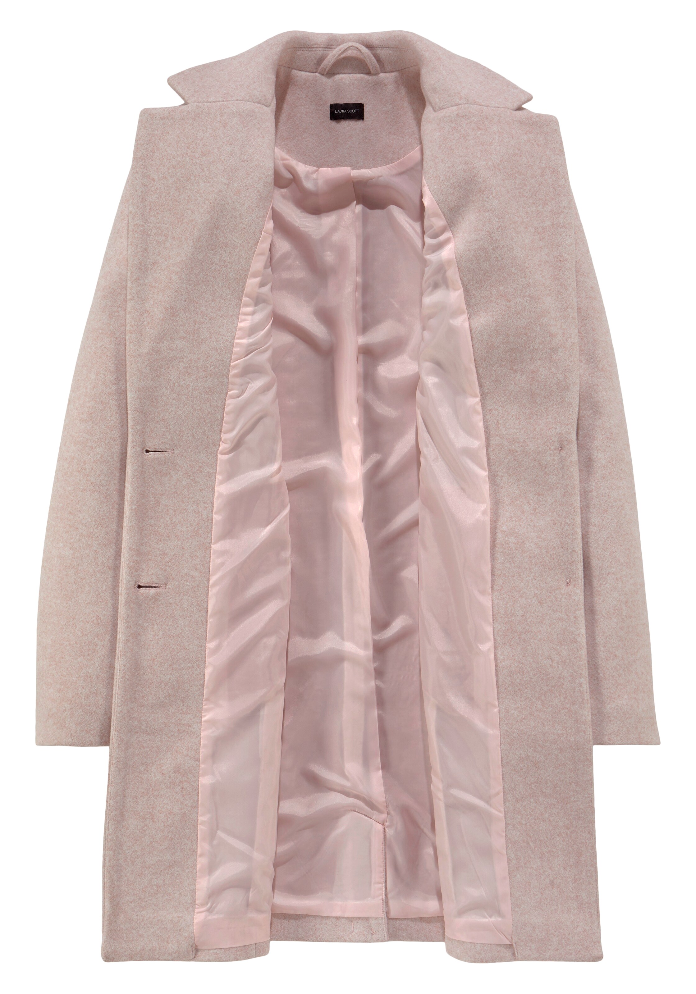 LAURA SCOTT Between-Seasons Coat in Pink