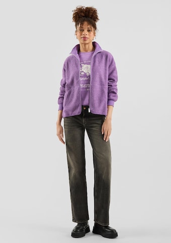QS Sweatjacke in Lila
