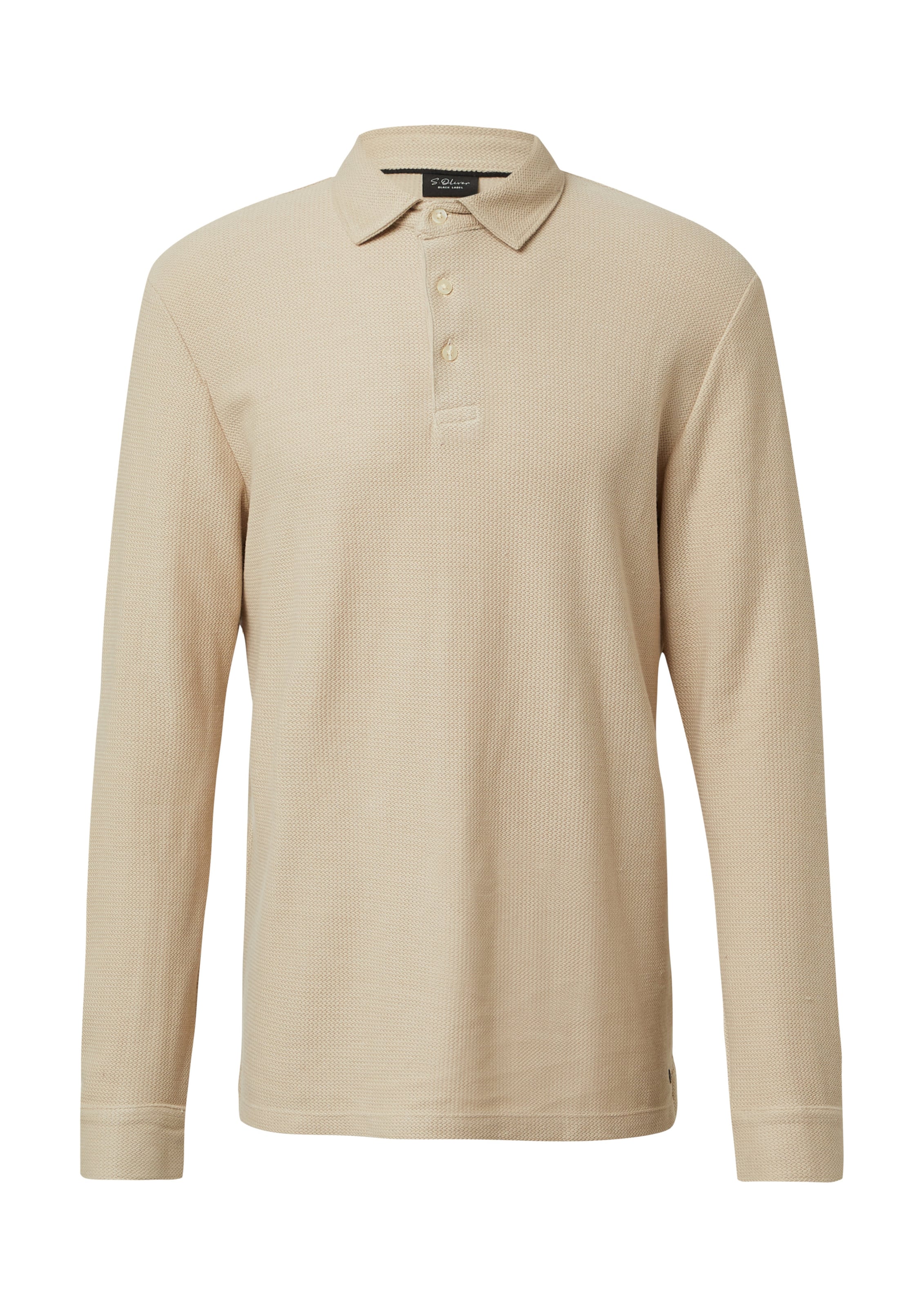 s.Oliver Poloshirt in Beige: Vorderseite