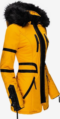NAVAHOO Winter jacket 'Moon' in Yellow
