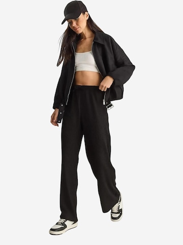 Loosefit Pantalon Bianco Lucci en noir